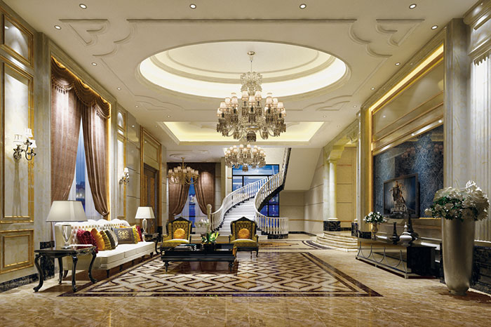 永利中国瓷砖客厅KWS68010+KWP68009+KMB98002效果图