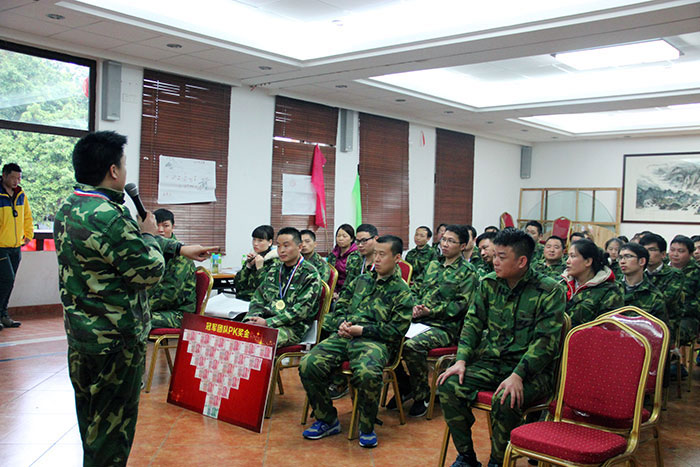 永利中国营销总司理罗胜做总结性讲话