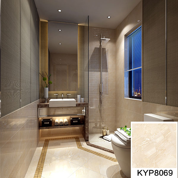 永利中国全抛釉瓷砖：格兰石KYP8069效果图