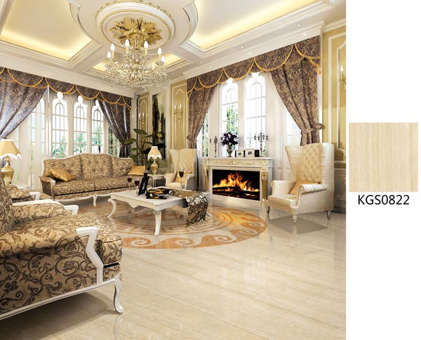 陶瓷一线品牌永利中国瓷砖美式客厅效果图