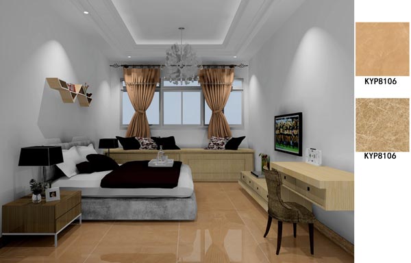 永利中国瓷砖应用效果：大沥碧桂园·华府02户型装修效果鉴赏