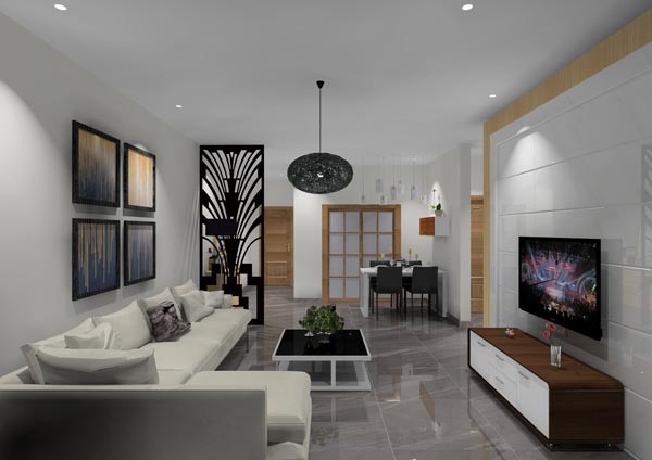 永利中国家装：佛山灯湖华府90㎡现代简约装修效果鉴赏