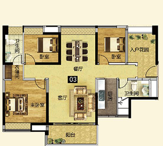 永利中国家装：佛山灯湖华府133㎡现代简约装修效果鉴赏