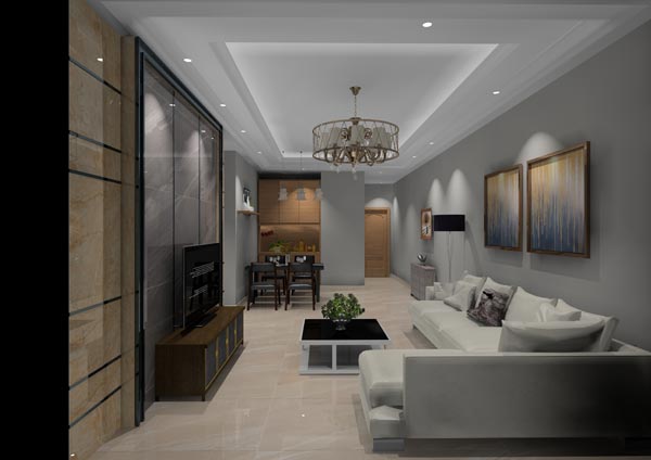 永利中国家装：佛山灯湖华府90㎡现代简约装修效果鉴赏