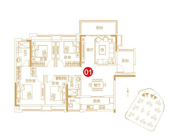 永利中国家装：佛山保利紫山国际135㎡欧式气概装修鉴赏