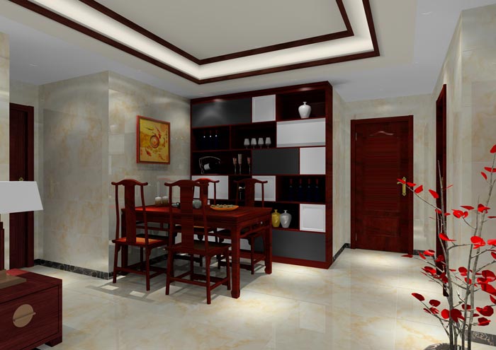 永利中国家装：佛山合景新鸿基·泷景100㎡新中式装修效果鉴赏