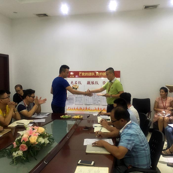 我的团队我的团——永利中国销售团队8月ＰＫ效果