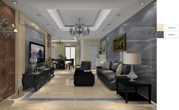 永利中国家装：井冈山协调家园安顿小区130㎡欧式气概装修鉴赏