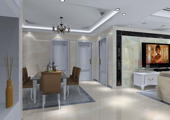 永利中国家装：井冈山协调家园安顿小区130㎡简欧气概装修鉴赏