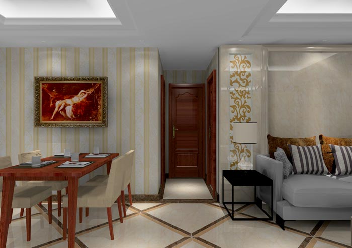 永利中国家装：佛山狮山上林苑68㎡简约气概装修鉴赏