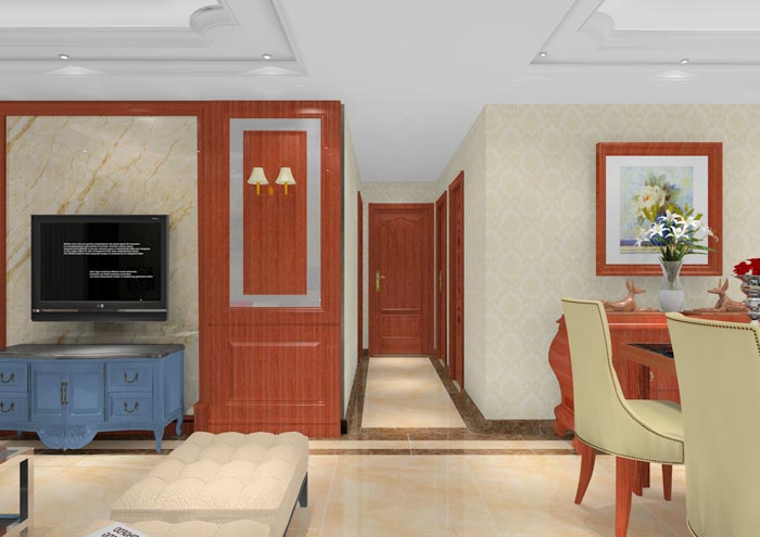 永利中国家装：顺德碧桂园桂澜山101㎡的新中式气概装修鉴赏