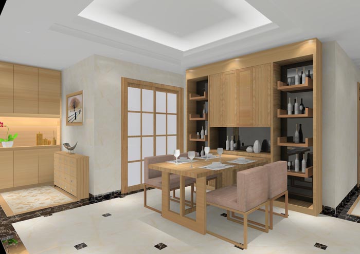 永利中国家装：顺德碧桂园桂澜山108㎡的新中式气概装修鉴赏