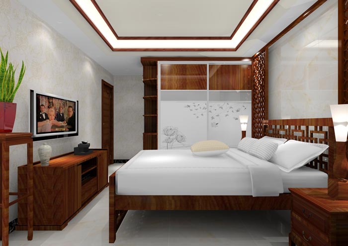 永利中国家装：佛山龙湖春江名城98㎡的中式气概装修鉴赏