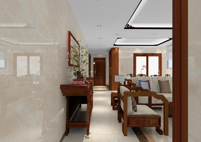 永利中国家装：佛山龙湖春江名城120㎡的中式气概装修鉴赏