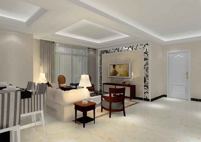 永利中国家装：佛山佛山容桂颐澳花园90㎡的简欧气概装修鉴赏