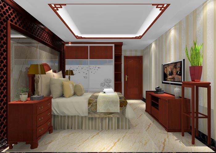 永利中国家装：佛山佛山容桂颐澳花园112㎡的中式气概装修鉴赏