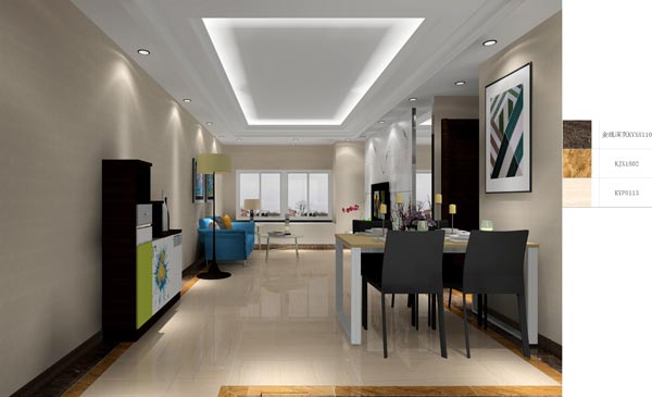 永利中国家装：成都时代漂亮59㎡的现代气概装修鉴赏