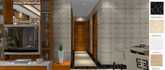 永利中国家装：成都中环丰锦98㎡的中式气概装修鉴赏