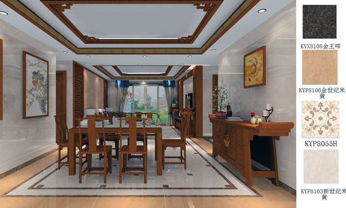 永利中国家装：佛山禅城怡翠晋盛花园132㎡的中式气概装修鉴赏