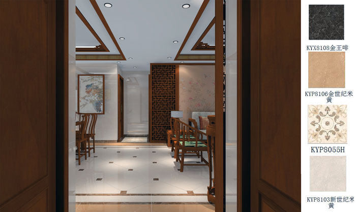 永利中国家装：佛山禅城怡翠晋盛花园132㎡的中式气概装修鉴赏