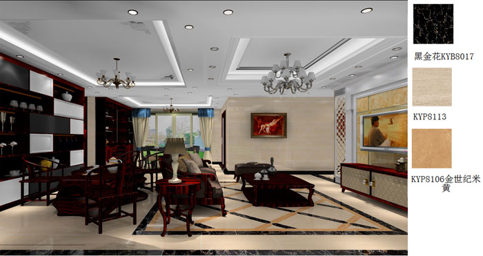 永利中国家装：佛山禅城怡翠晋盛花园196㎡的欧式气概装修鉴赏