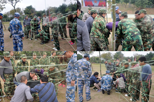 永利中国在广州黄埔军校举行军事拓展特训
