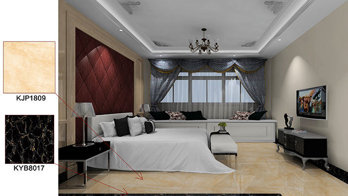 佛山万科·湖岸装修案例卧室效果图