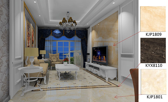 依云天汇装修案例客厅效果图